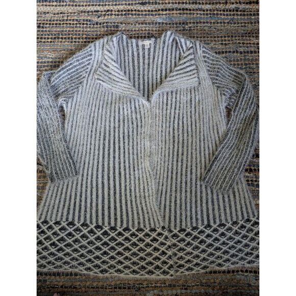 Mohair Look & Feel Fuzzy Soft Comfy Cozy Cardigan 18/20 Plus Size Lagenlook Boho - Picture 2 of 7